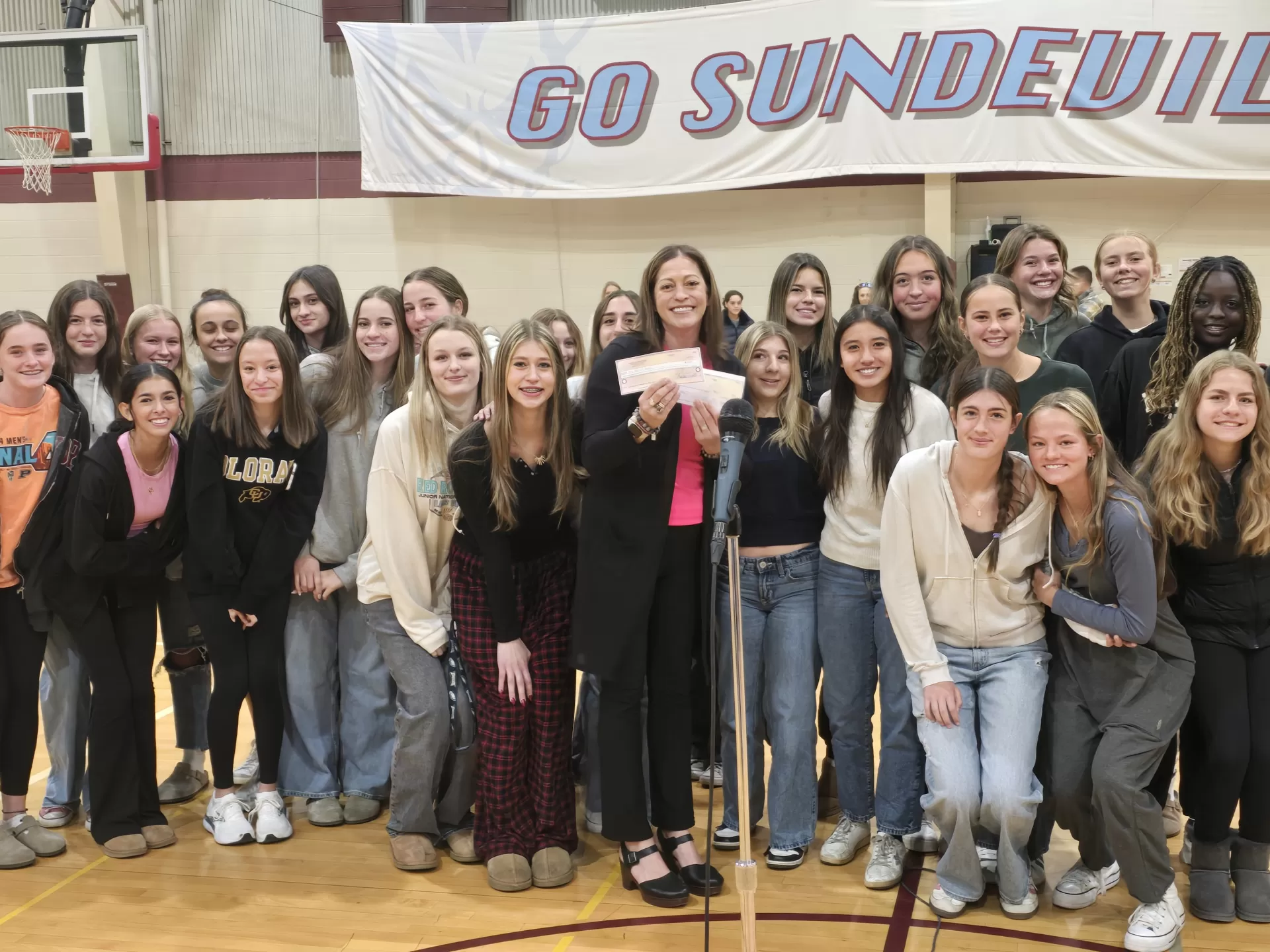 Soccer and Volleyball Teams Support Pink Warrior House Foundation