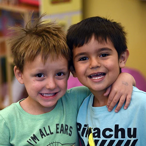 Young Campers smiling