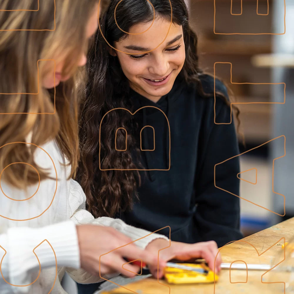 GivingTuesday girl at laptop